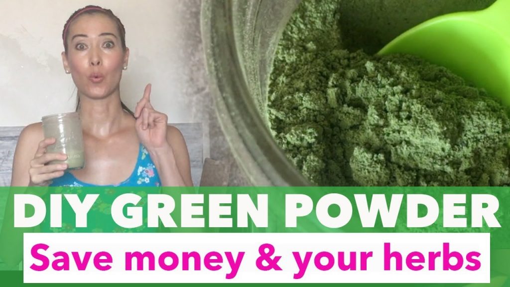 How to Make Your Own Super Green Powder Homemade Superfood Greens